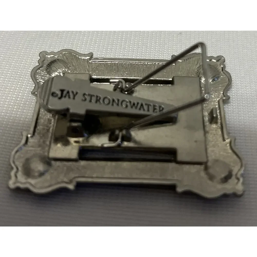 Jay Strongwater Mini Frame Crystal Accents 1.5 Inches Tall